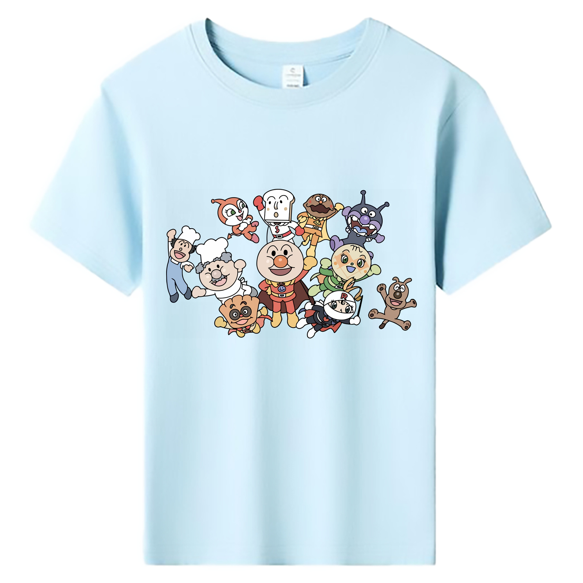（画像用） アンパンマン Anpanman 綿100％キッズTシャツ（フロントプリント）